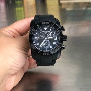 Swiss Legend Black Commander Mens Watch 